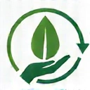 Icona di sostenibilità ambientale, una foglia verde