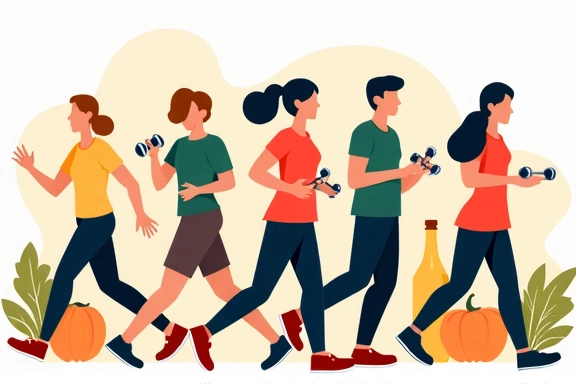 Immagine di persone che fanno sport e mangiano sano per consulenze specifiche